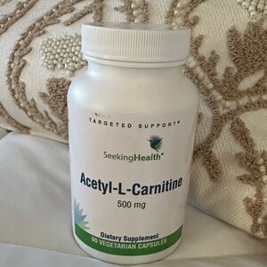 SEEKING HEALTH ACETYL-L-CARNITINE, 500mg, NEW UNOPENED